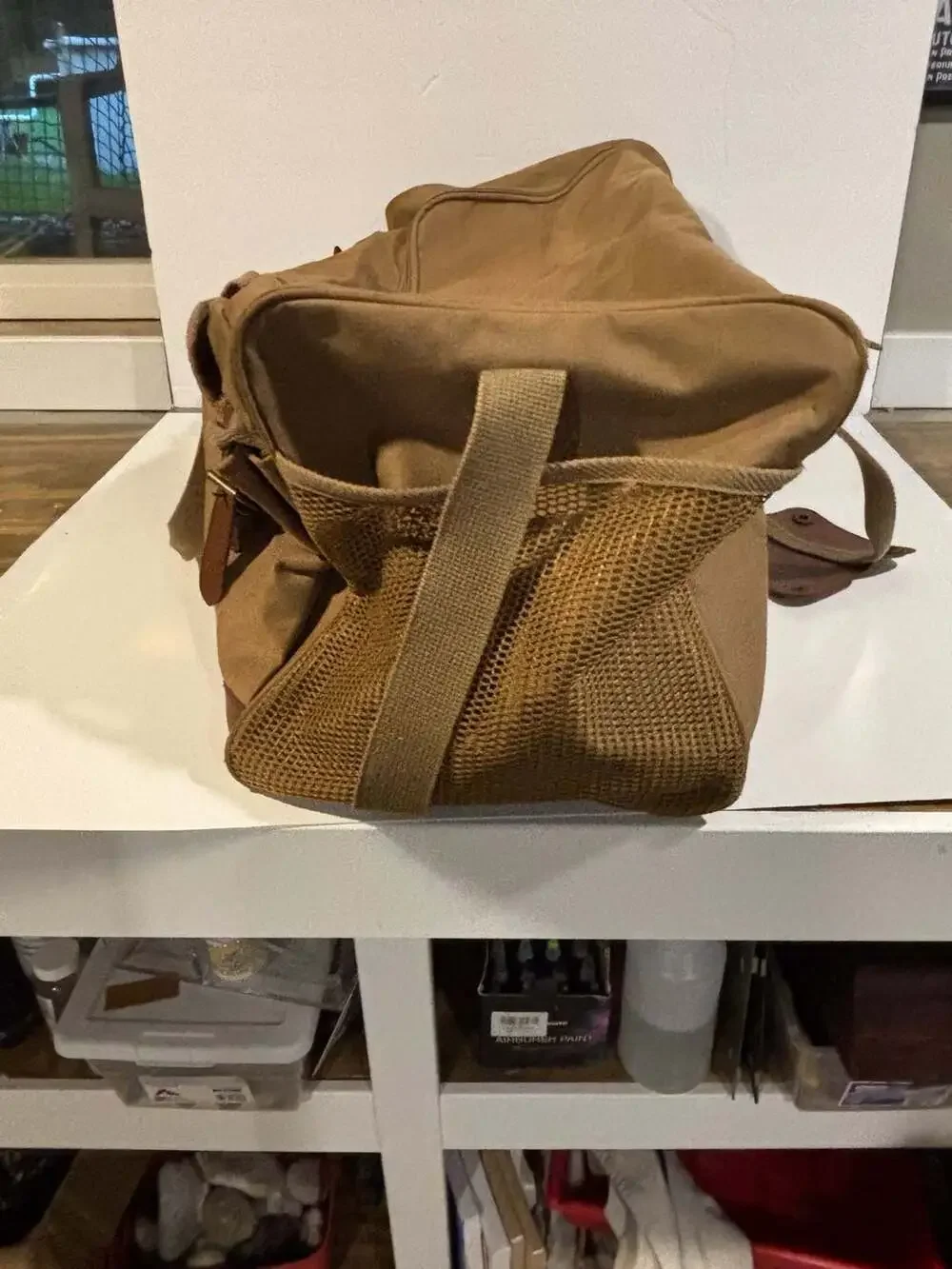 Vintage Ralph Lauren Canvas and Leather Duffel Bag